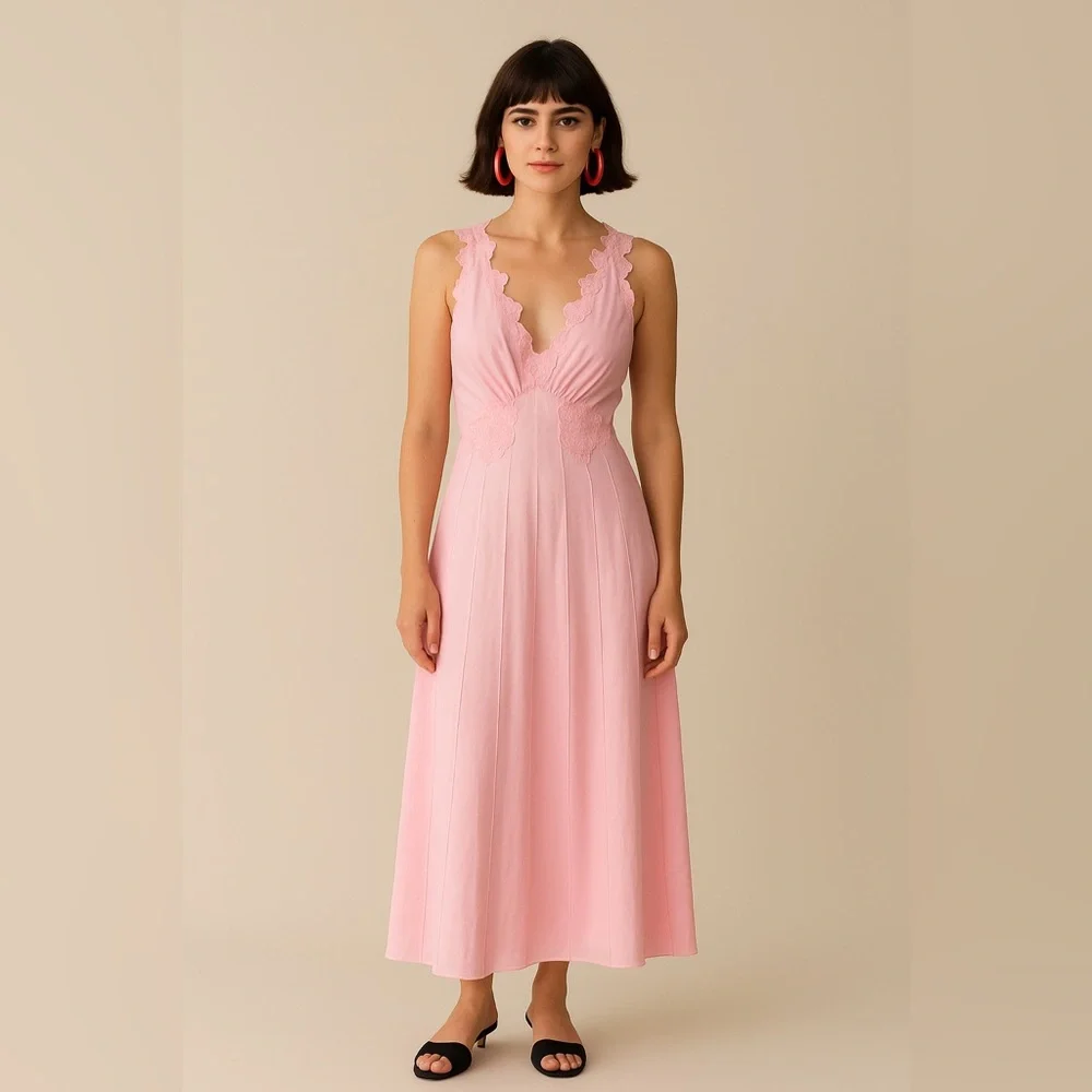NWT DÔEN Kelis Dress in Abelia Pink Size XL - Picture 11 of 12